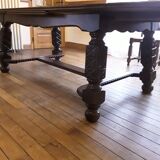 Oak dining room table