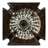 1960s/70s Ceramic Wall Lamp, Mid-Century Wall Sconce, Space Age Design