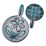 Robert Picault Vallauris Vintage Ceramic Pans