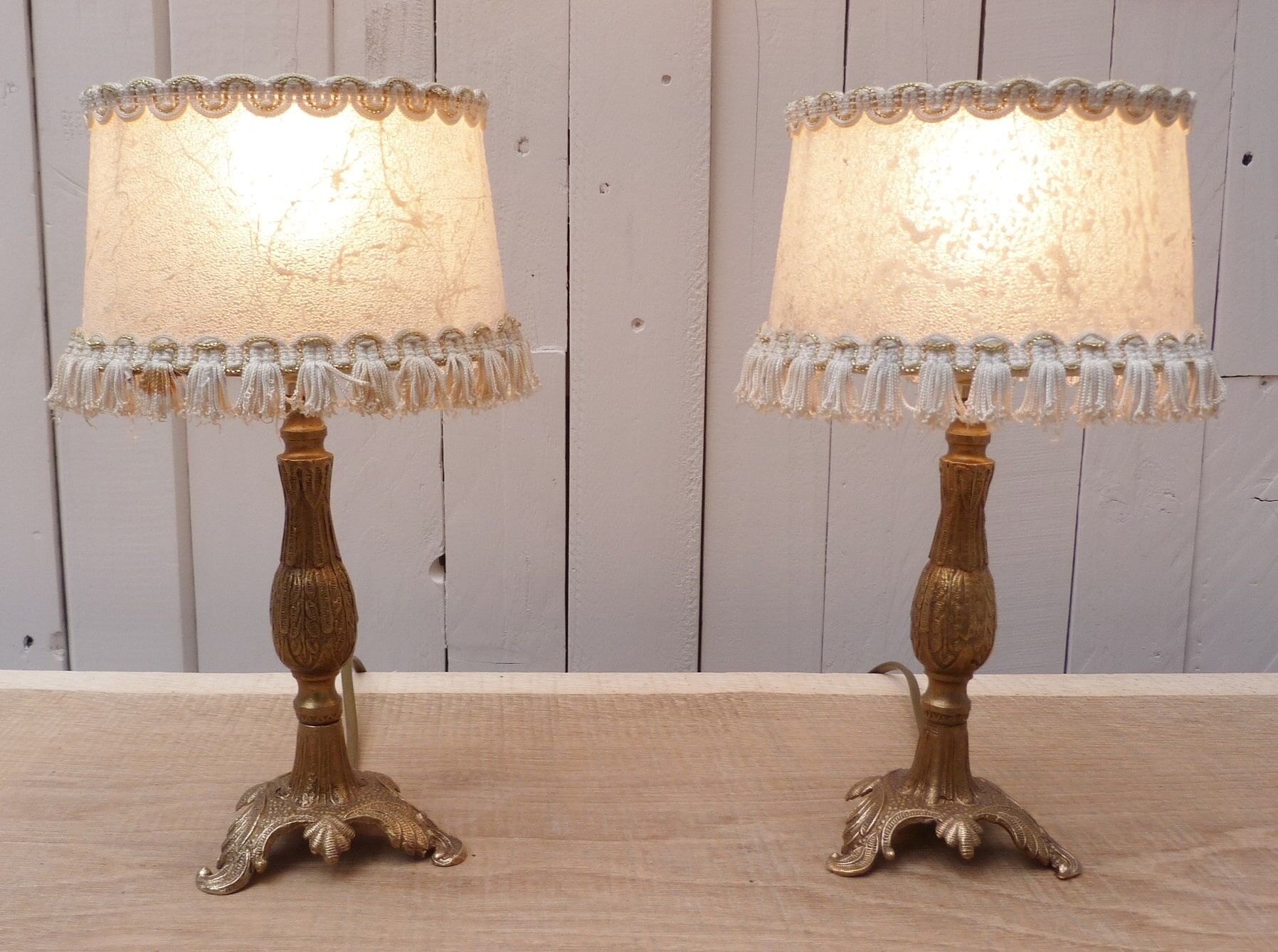 Pair of small lamps