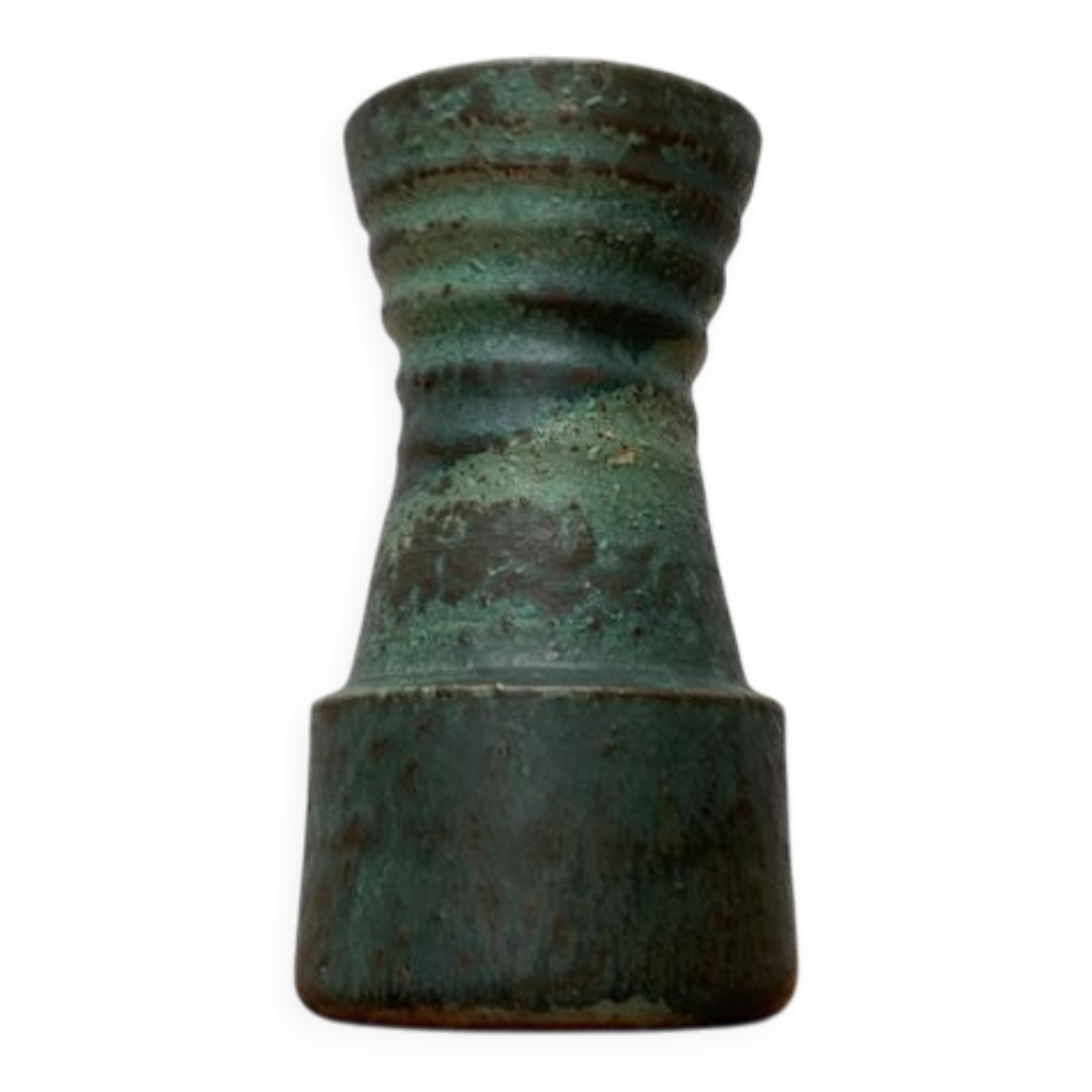 Brutalist pottery vase by Mobach, mid-century, 1960s.