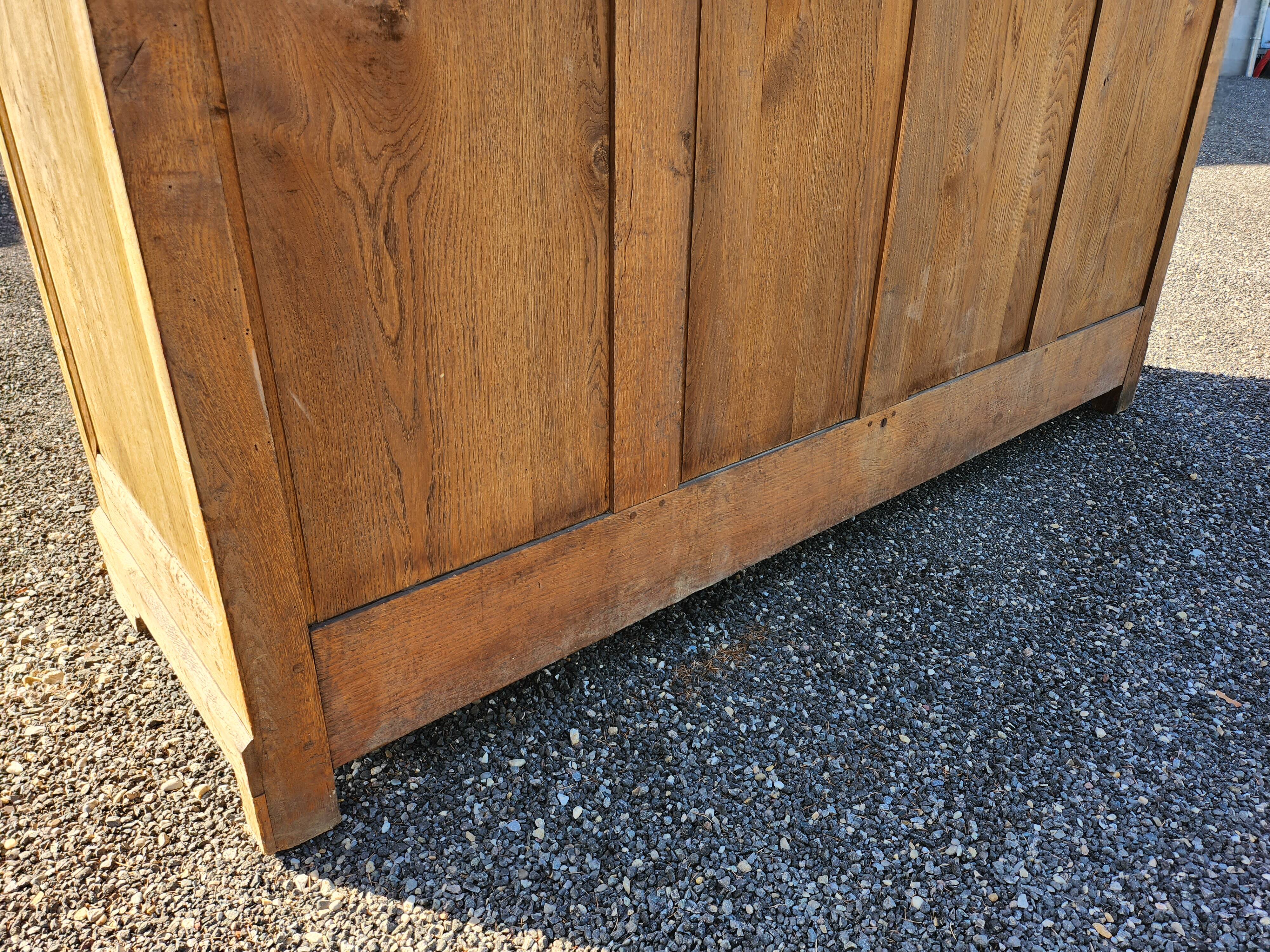 Old oak sideboard natural raw wood trade furniture