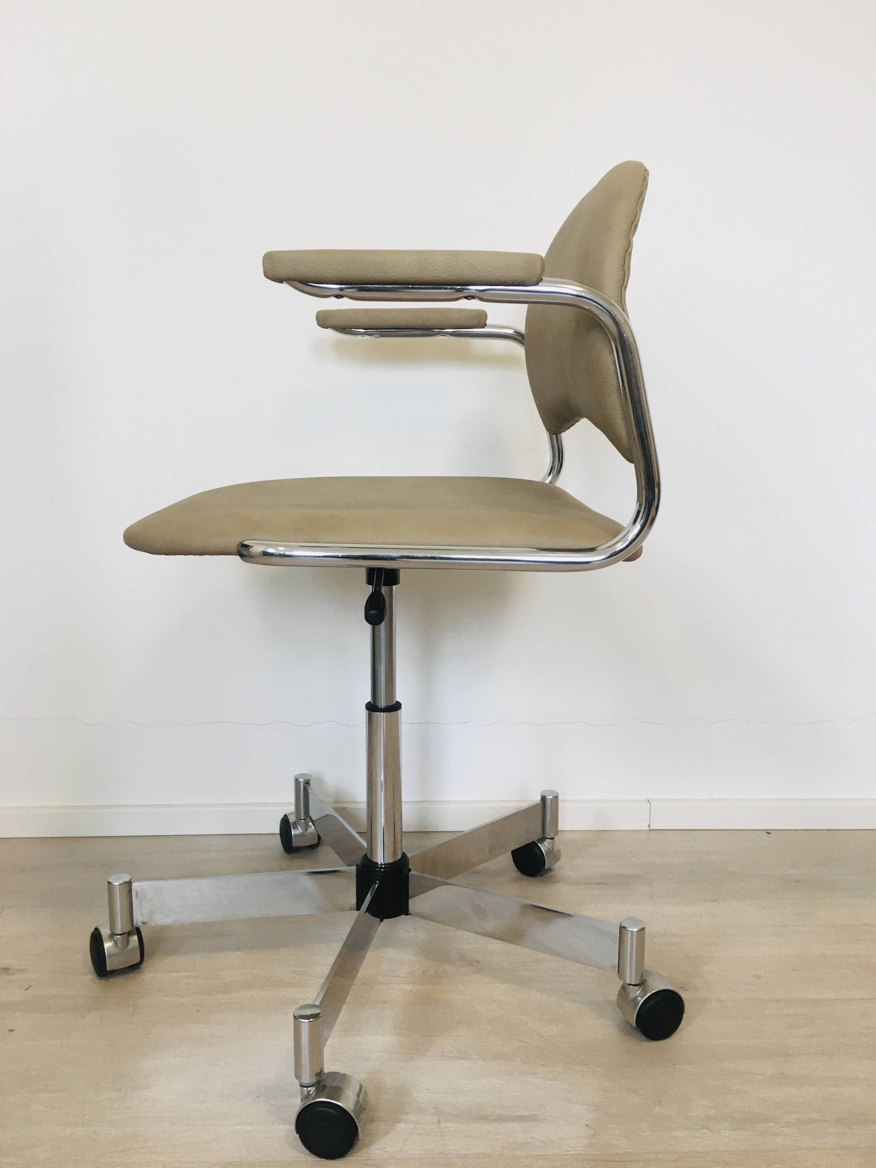 Fully Restored Kovona Desk Chair K-107, Czechoslovakia 1970’s