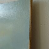 Modernist painting seen from Antibes Trident beach 70s Paliero Klingue