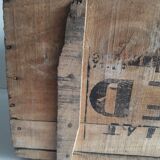 Ibled chocolate box in old wooden transport