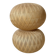 Pair of Scandinavian ball pendant lights