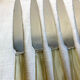 6 bakelite knives vintage oven "bagouin l'enclume"