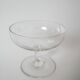 Set of 6 engraved crystal champagne glasses 1960