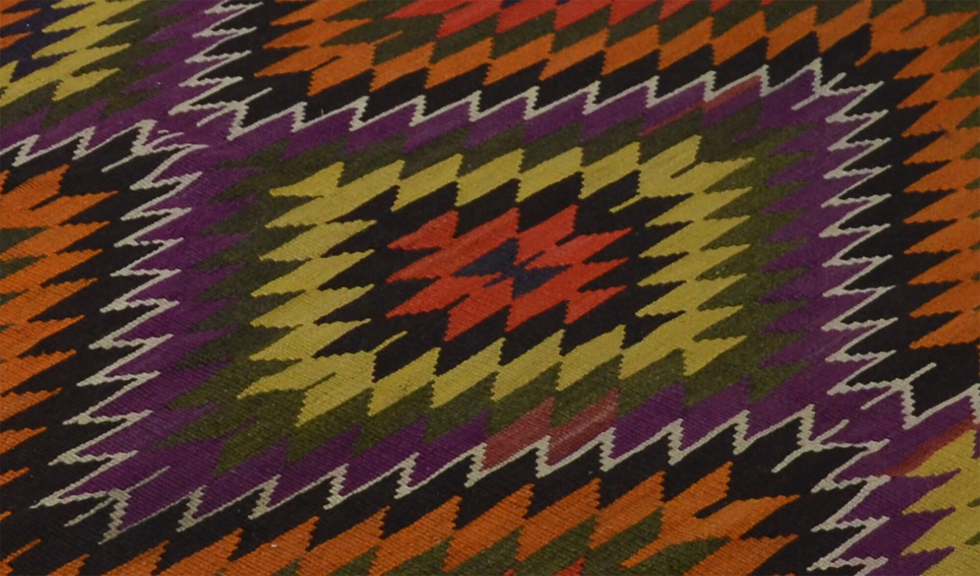 Anatolian handmade kilim rug 294 cm x 180 cm