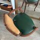 Pair of newly upholstered cabriolet armchairs
