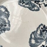 4 flat ironware plates “Les Violettes” Salins