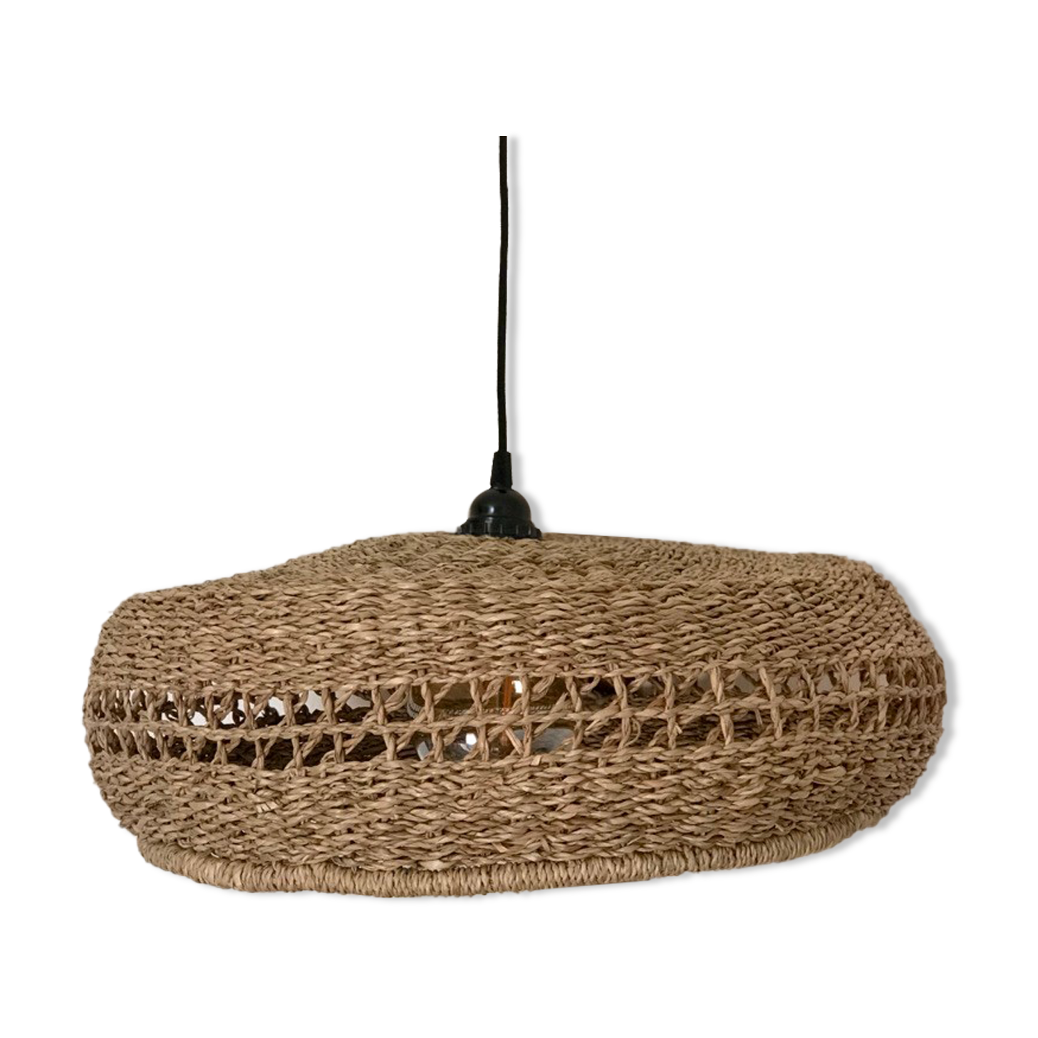 Wicker basket suspension