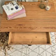 Table basse vintage rénovée