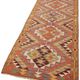 Turkish Handwoven Vintage Herki Kilim 106 cm x 358 cm