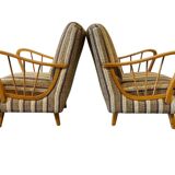 Set of 2 vintage armchairs / cocktail chairs / individual seats