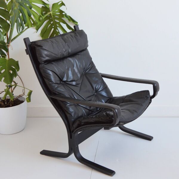 Fauteuil Siesta par Ingmar Relling pour Westnofa design scandinave 1960