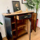 Black art deco cabinet