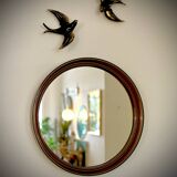 Miroir Gilac vintage années 70