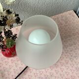 Glass mushroom lamp