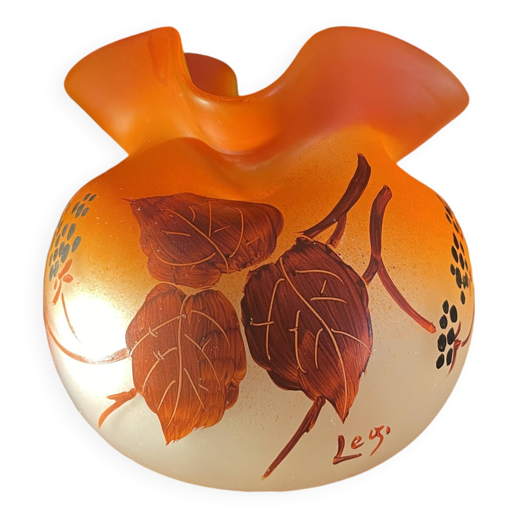Legras ball vase