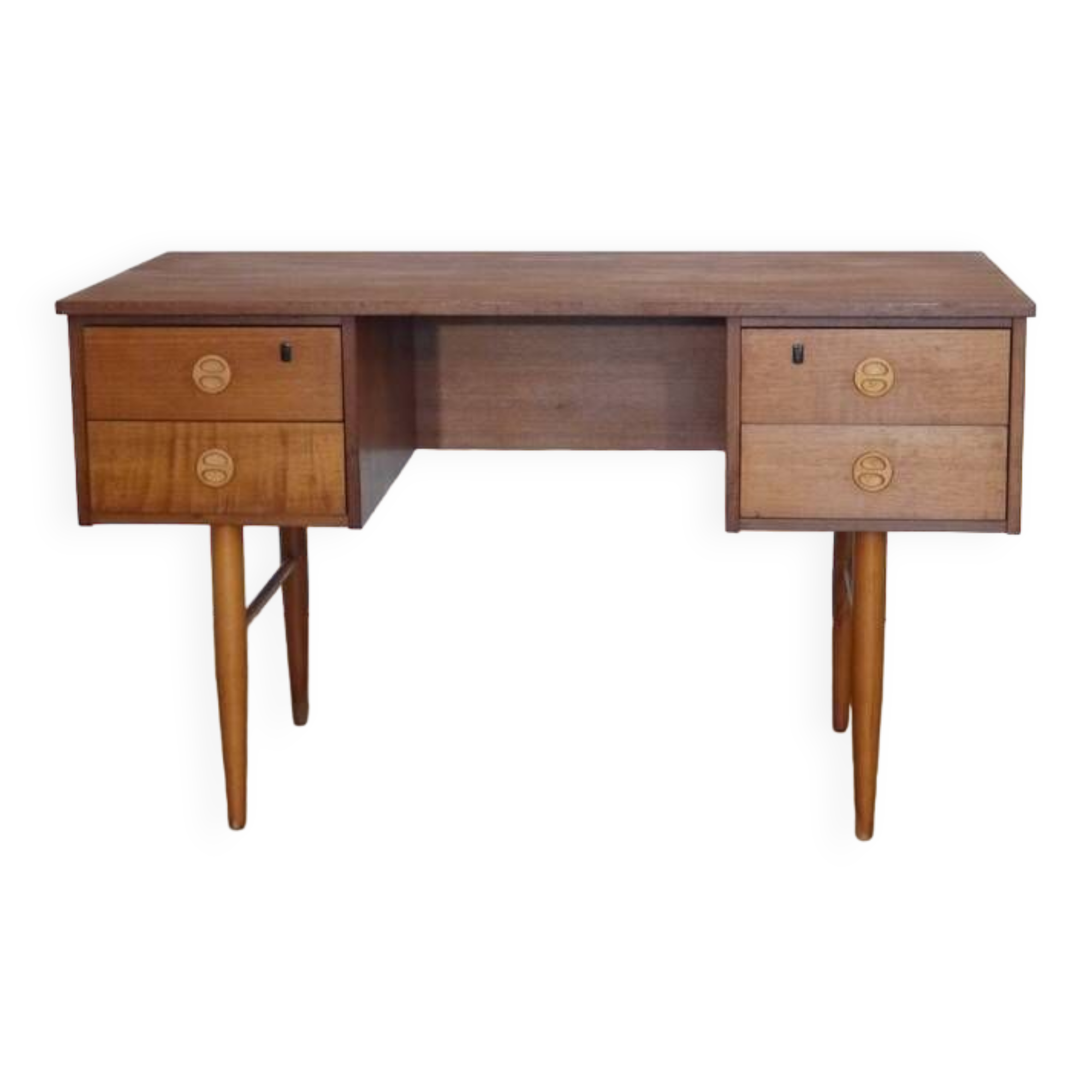 Vintage Scandinavian teak desk 1960