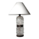 Mid-Century Textured Glass And Wooden Table Lamp, Denmark, 1960s