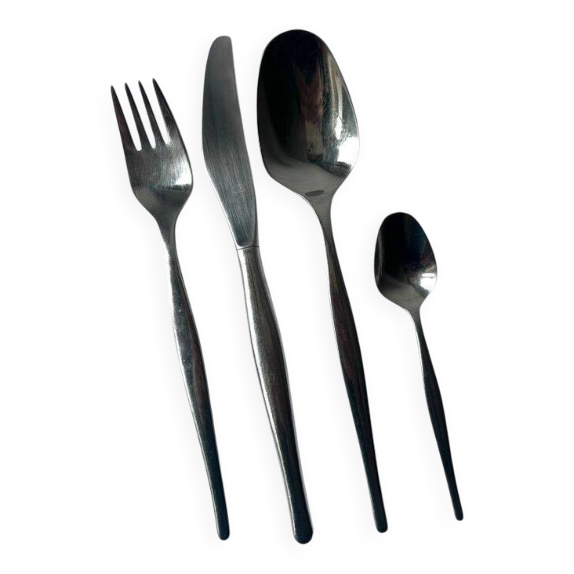 Cutlery set with storage furniture, Gero Zilduro (Netherlands), 100 pieces, stainless steel