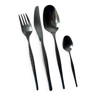 Cutlery set with storage furniture, Gero Zilduro (Netherlands), 100 pieces, stainless steel