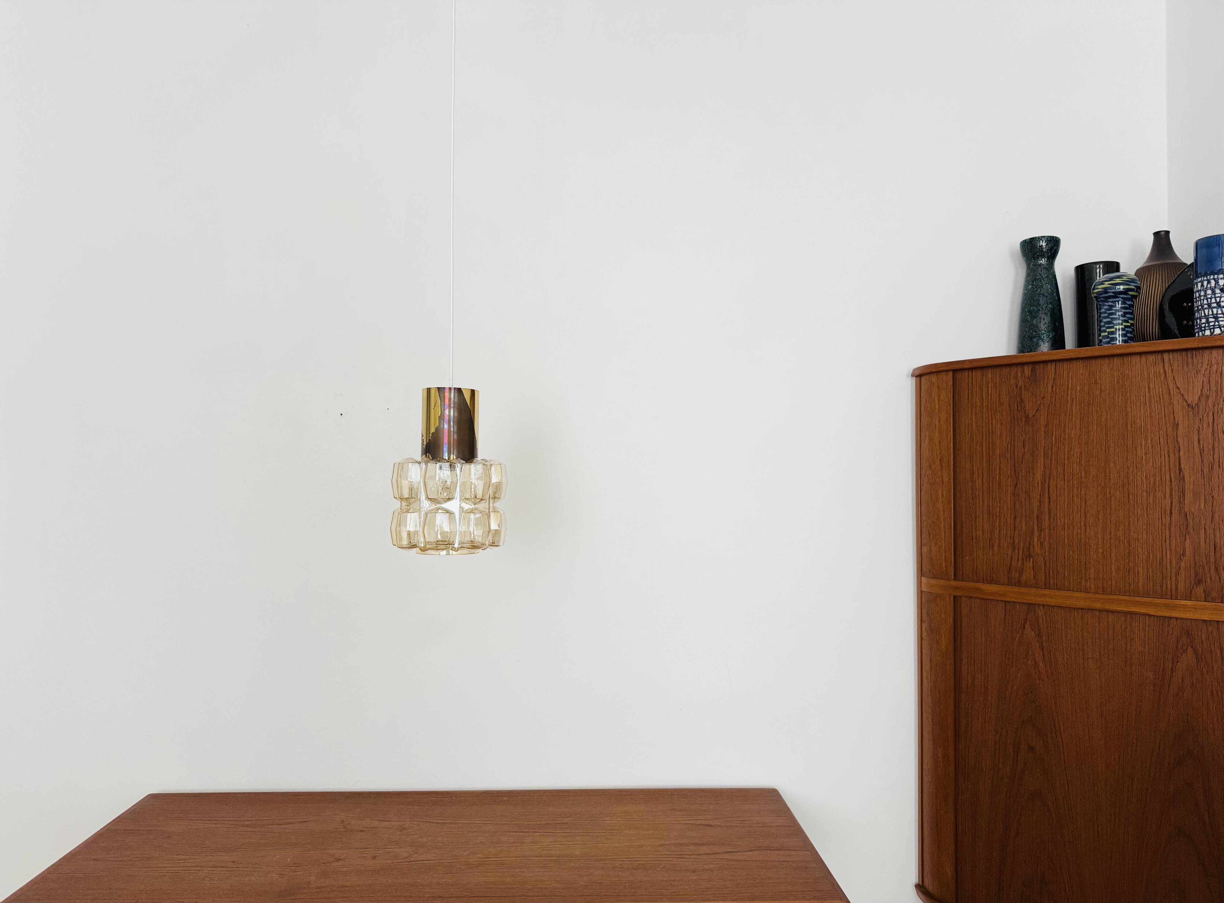 Bubble Glass Pendant Lamp by Helena Tynell for Glashütte Limburg