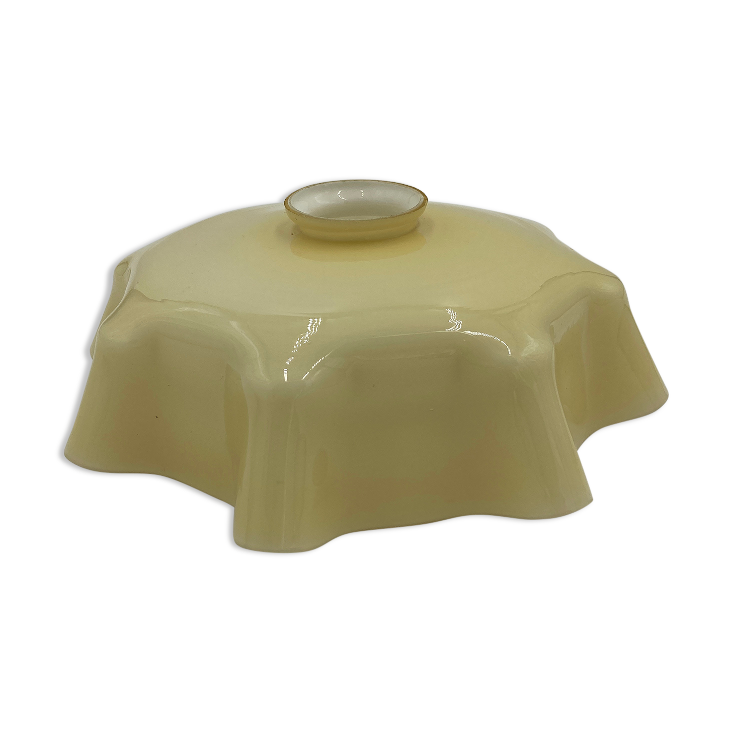 Yellow glass suspension