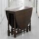 Solid wood folding dining room table