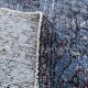 Tapis vintage en laine bleue