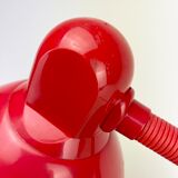 Vintage red monochrome desk lamp