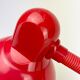 Vintage red monochrome desk lamp