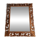 Renaissance style mirror in carved wood