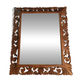 Renaissance style mirror in carved wood