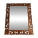 Renaissance style mirror in carved wood