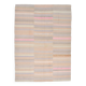 8x10 Salmon & Blue Soft Vintage Rug, 229x311Cm SK33342