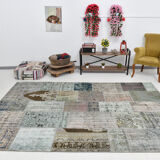Neutral tones turkish rug 304x211cm