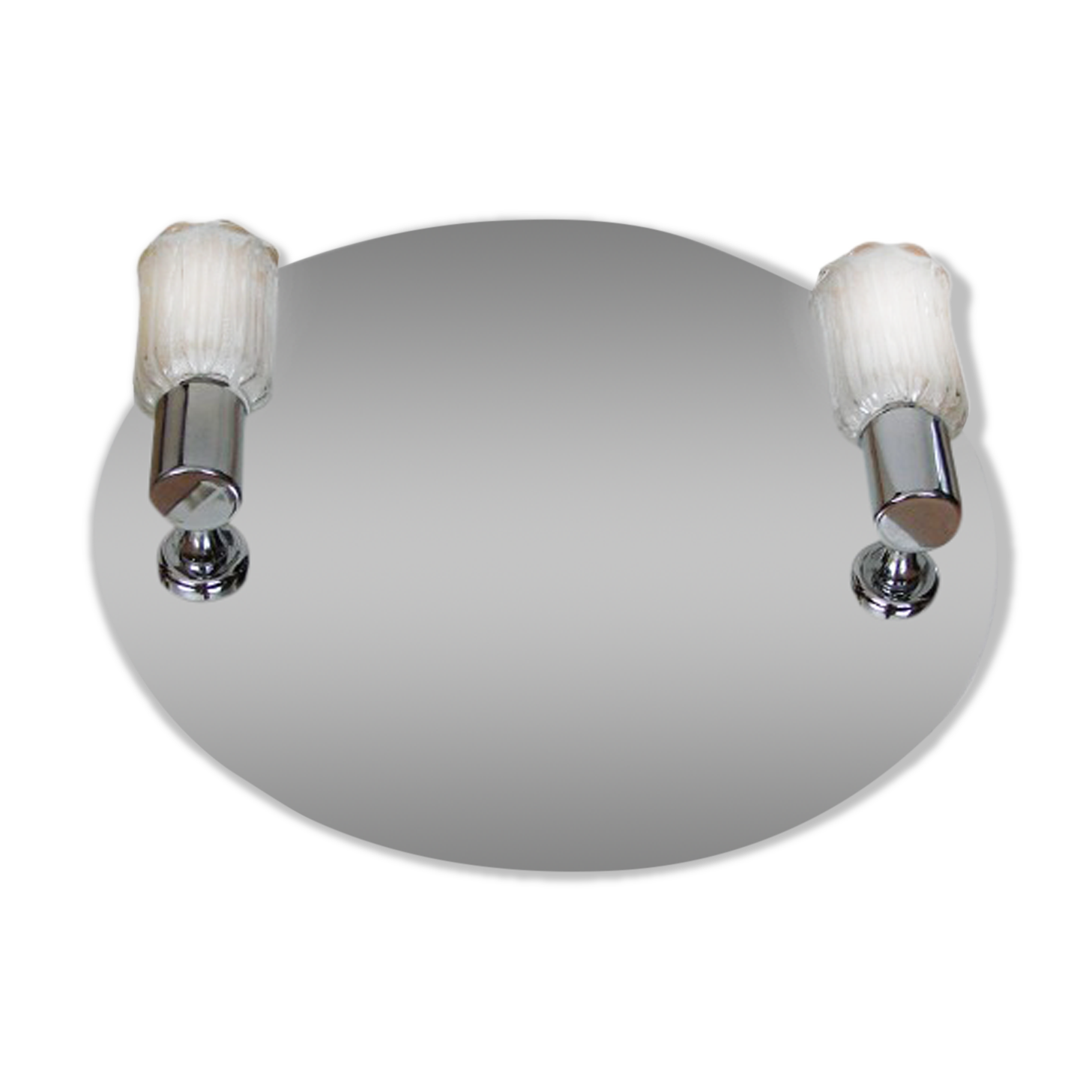 Mirror with sconces, 1980s