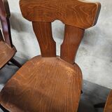 Set of 12 vintage bistro chairs 1960