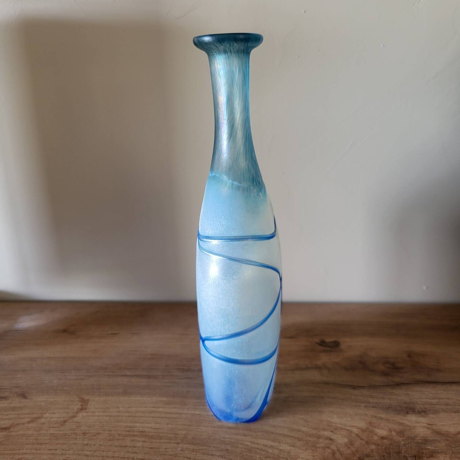 "Vase Galaxy Blue" Bertil Vallien, Kosta Boda