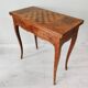 Table de jeux Louis XV en chêne marquetée