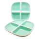 Divided mint serving plates