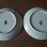 Faience plates by Gien Fables by Lafontaine
