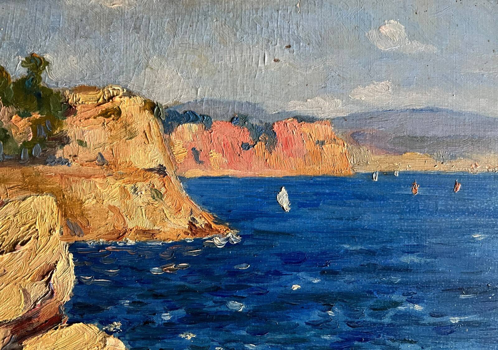 Tableau HSC Mediterranean Marine (Orientalist?) + frame