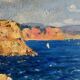 Tableau HSC Mediterranean Marine (Orientalist?) + frame