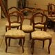 Set of 5 antique Louis-Philippe style chairs – 19th century