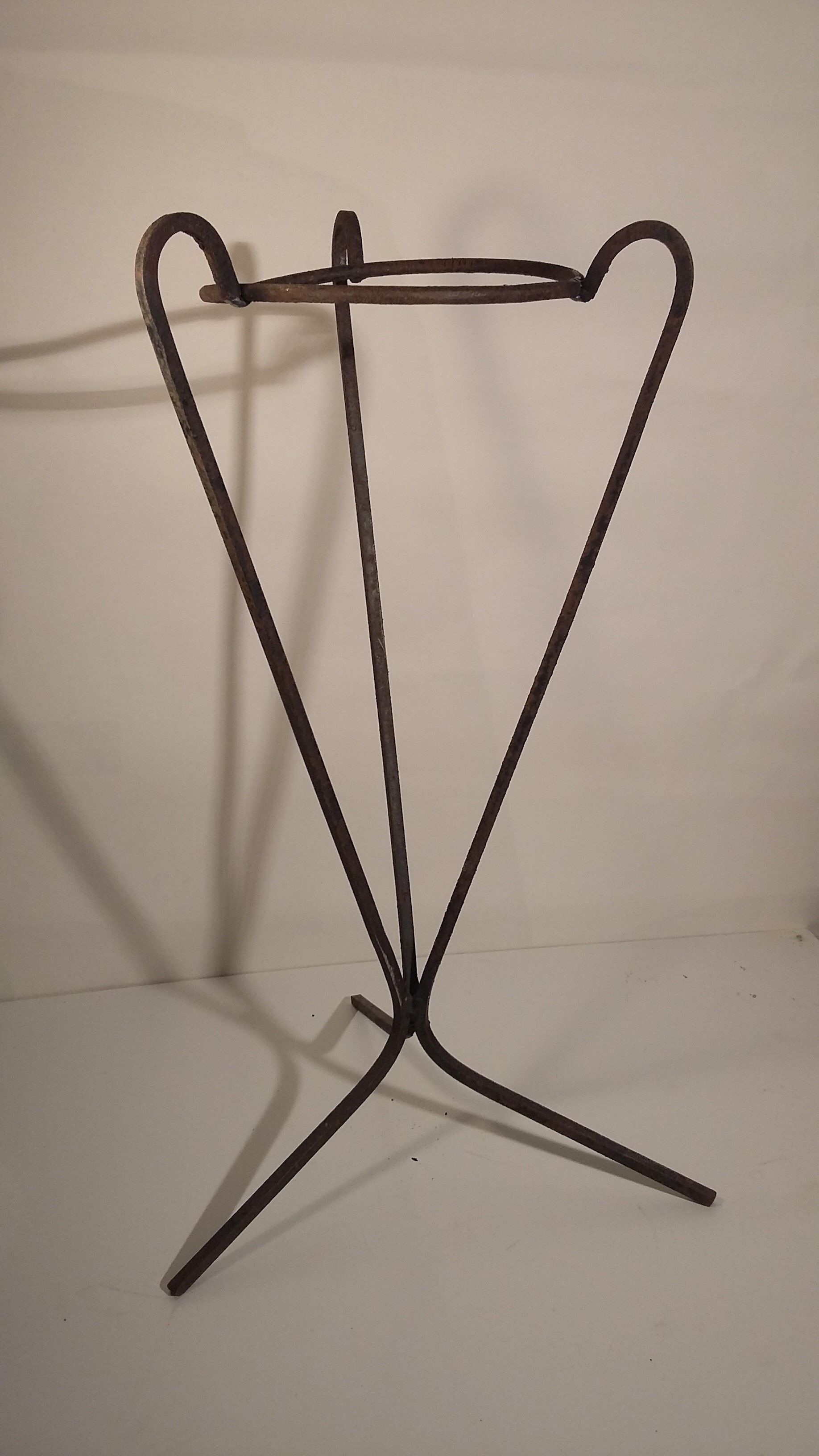 Door wrought iron pot