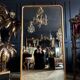 Miroir de cheminée d’époque louis philippe en bois doré (1m88x1m03) xixe